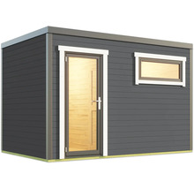 Gartenhaus mit Tür und Fenster