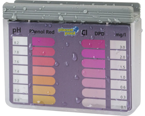 Poolwassertester zur Bestimmung von pH-Wert und Chlorgehalt
