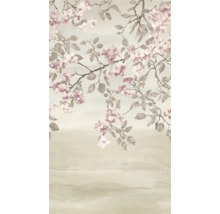 Tapete mit Blütenmuster und floralem Design für die Wandgestaltung.