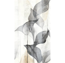 Abstrakte Blätter Grafik auf Leinwand