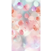 Abstrakte Darstellung mit rosa Blütenelementen