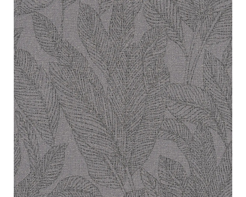 Vliestapete CosmoLiving Farnblätter dunkelgrau gold Tapete mit Blattmuster