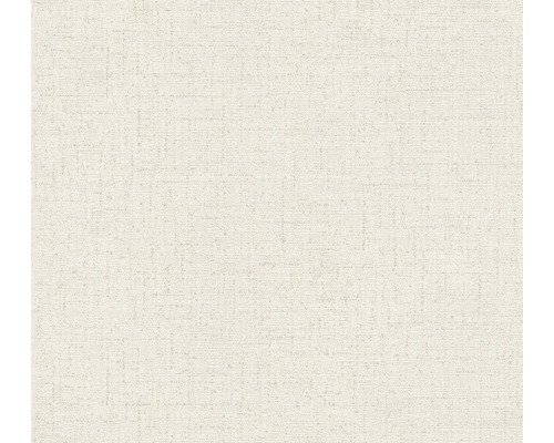 Vliestapete CosmoLiving Uni Textiloptik glänzend weiß Textiltapete mit feiner Struktur