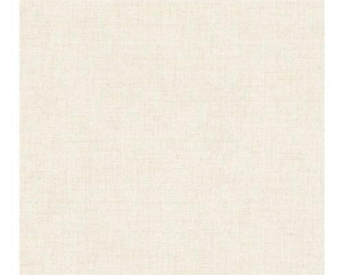 Vliestapete CosmoLiving Uni Textiloptik glänzend creme Textiltapete mit feiner Struktur