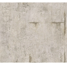 Tapete mit Betonoptik und Armierungseisen