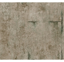 Tapete mit Betonoptik und Seilelementen