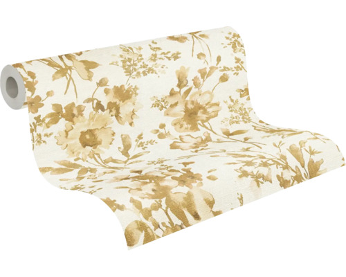 Tapetenrolle mit floralem Muster