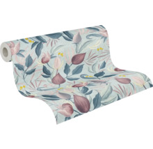 Tapetenrolle mit Pflanzenmuster