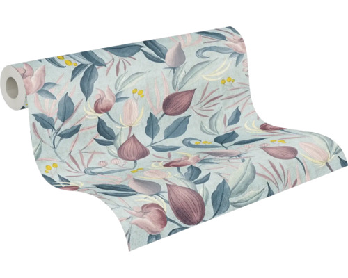 Tapetenrolle mit Pflanzenmuster