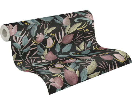 Tapetenrolle mit floralem Muster