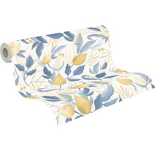 Tapetenrolle mit floralem Muster