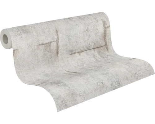 Tapetenrolle mit Betonoptik und Seildesign