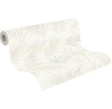 Tapetenrolle mit Blattmuster für die Wandgestaltung