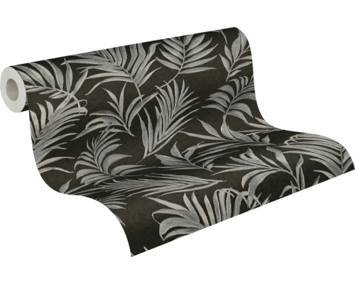 Rolle der Dschungeltapete mit Blättern