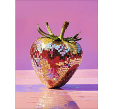 Dekorative Erdbeere mit Spiegelmosaik