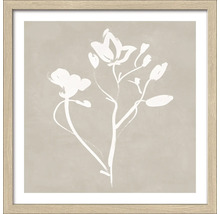 Gemälde mit Blumenmotiv im Rahmen