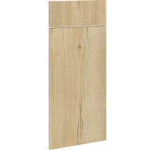 Küchenfront mit Holzstruktur