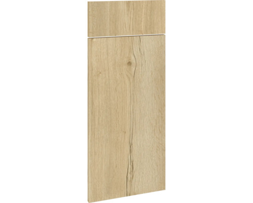 Küchenfront mit Holzstruktur