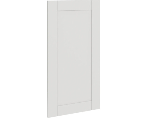 PICCANTE Smart Schranktür für Oberschrank 45 x 89,2 cm Landhaus grau matt "H" Schranktür mit Rahmen