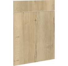 Küchenfront mit Holzstruktur