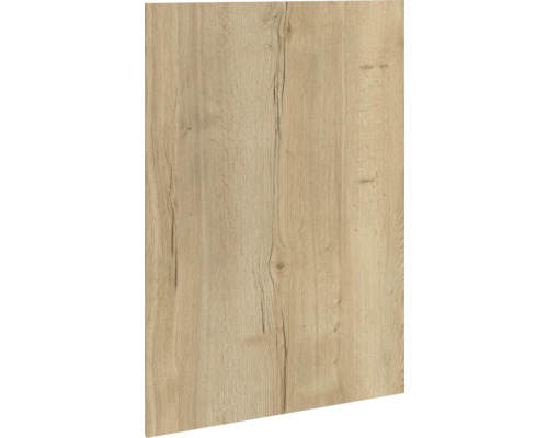 PICCANTE Smart Schranktür für Oberschrank 60 x 89,2 cm Wildeiche Nachbildung mit Dickkante "J" Holzdekorplatte mit natürlicher Holzmaserung
