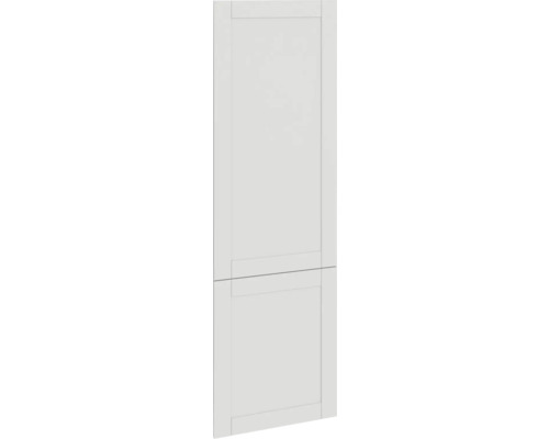PICCANTE Smart Frontenset Hochschrank 2 Drehtüren Landhaus grau matt "AO" Küchenfront mit Rahmenoptik