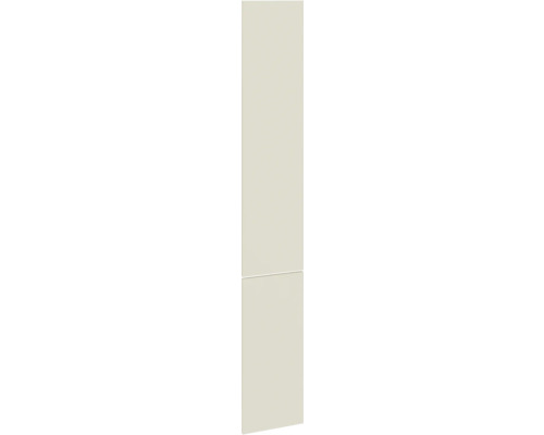 PICCANTE Smart Frontenset Apothekerschrank 30 cm sandbeige seidenmatt mit Dickkante "AQ" Schrankfront mit Schublade