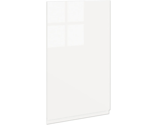 PICCANTE Smart Schranktür für Oberschrank 40 x 70 cm weiß hochglanz lackiert mit integrierter Griffmulde "B" Küchenfront