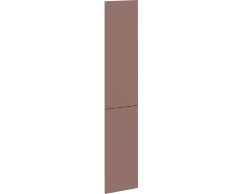 PICCANTE Smart Frontenset Midi-Apothekerschrank 30 cm rostrot matt mit Dickkante "AN" Küchenfront für Unterschrank