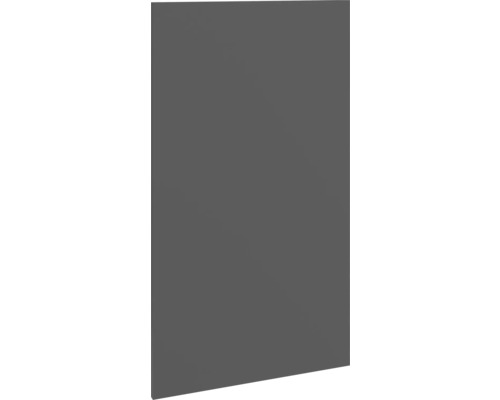 PICCANTE Smart Schranktür für Oberschrank 50 x 89,2 cm anthrazit matt mit Dickkante "I" Eine graue Möbelfront