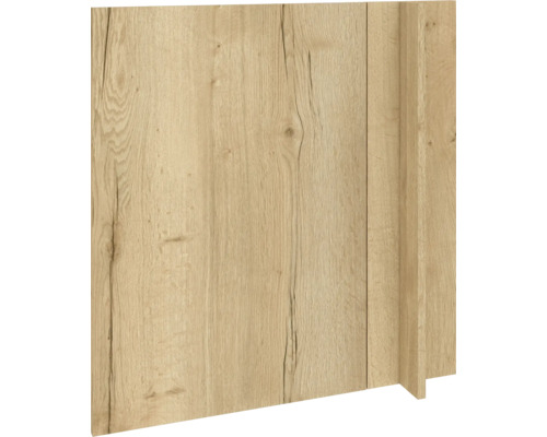 PICCANTE Smart Front Eckunterschrank 100 cm 1 Drehtür Wildeiche Nachbildung mit Dickkante "AG" Holzstruktur für Möbelbau