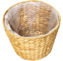 Geflochtener Pflanzkorb mit Folie