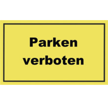 Parken verboten Schild