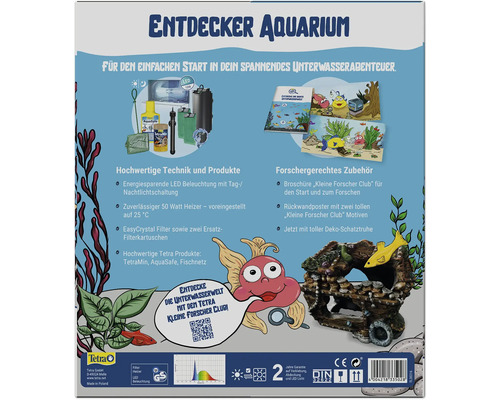Tetra Entdecker Aquarium Set mit Zubehör