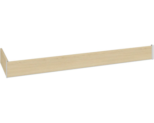 Holzregalbrett mit Metallhalterung