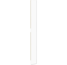 Weißes Türblatt mit Holzrahmen