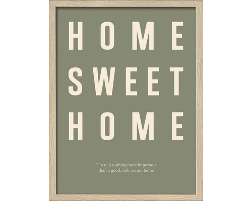 Gerahmtes Bild mit dem Text Home Sweet Home
