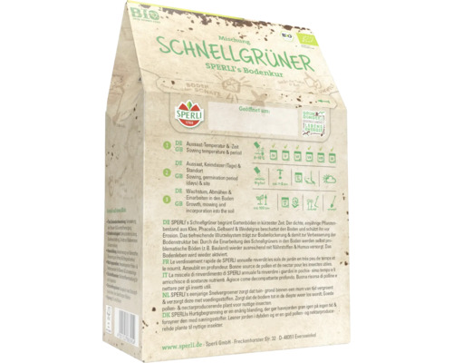 Samenpackung Sperli Schnellgrüner zur Bodenverbesserung