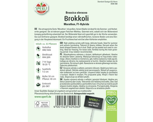 Samenpackung Brokkoli Marathon F1-Hybride