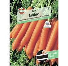 Sperli Rotin Möhre Saatband, mittelfrühe Sorte, geeignet für Kübel und Hochbeete