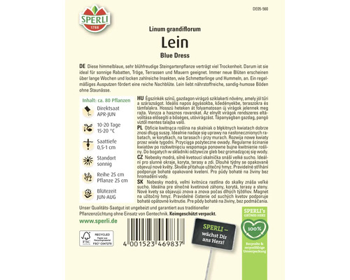 Samenpackung Lein Blue Dress von Sperli
