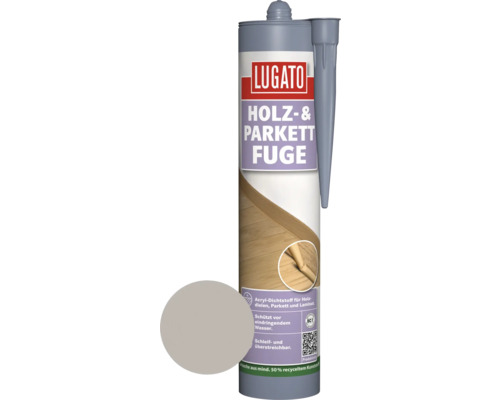 Lugato Sockelfuge Fester Halt silbereiche 310 ml Kartusche Lugato Holz- und Parkettfuge