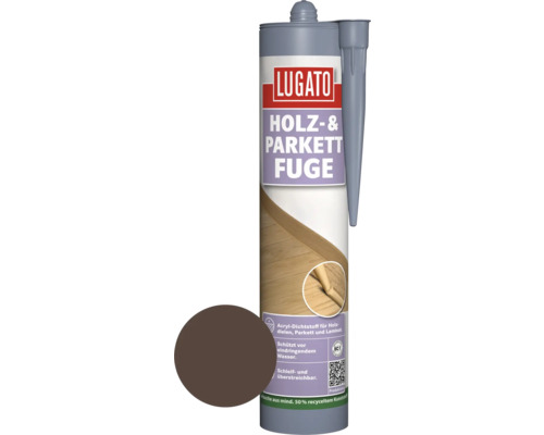 Lugato Sockelfuge Fester Halt nuss 310 ml Lugato Holz- und Parkettfugen Acryldichtstoff