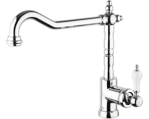 Küchenarmatur aus Metall mit einem Hebel