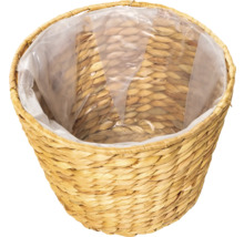 Geflochtener Pflanzkorb mit Kunststoffeinsatz