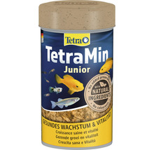 TetraMin Junior Fischfutter für gesundes Wachstum und Vitalität mit natürlichen Inhaltsstoffen in der Dose.