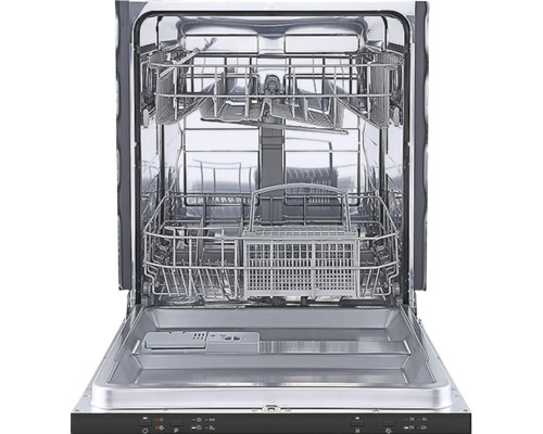 Geöffneter Geschirrspüler mit Geschirrkörben