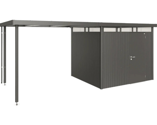 Metallgerätehaus mit Carport für den Außenbereich