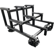 Schwarzes Aluminiumprofil-Rig für Simulatoren