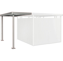 Carport mit Geräteschuppen im Garten